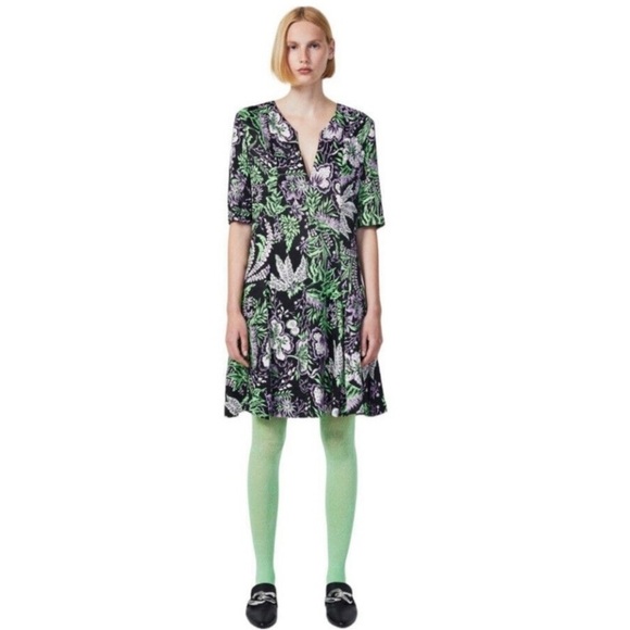 Rodebjer Kandy Dress In Vegetal Floral Print  Size L - Picture 1 of 12
